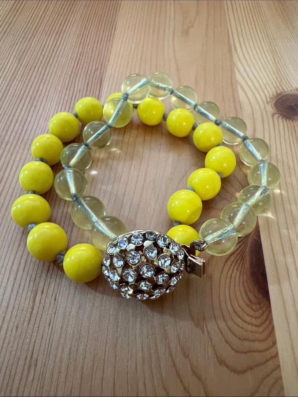 J. Crew Yellow Beaded Bracelet